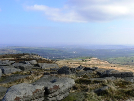 Looking towards Kirklees from West Nab 