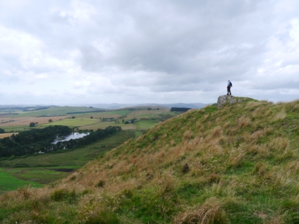 David on Little Hill with Bowdenmoor Reservoir below