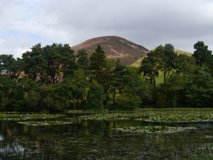 Eildon Mid Hill from Bowdenmoor Reservoir