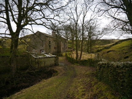 The abandoned house at Fiddling Clough