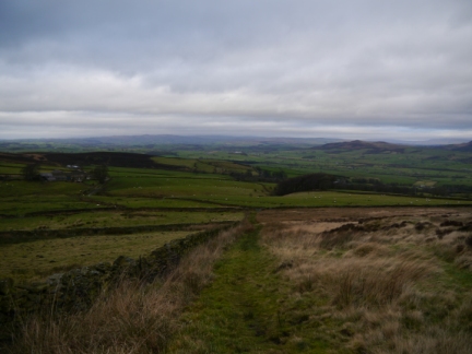 Looking beyond Gawthorpe House to the Aire Gap