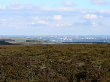 Looking south across the urban sprawl of Bradford