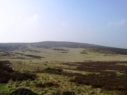 Elslack Moor rising to Pinhaw Beacon
