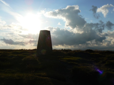 The summit of Ilkley Moor