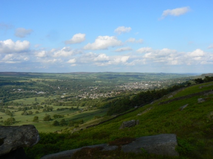Ilkley from Piper's Crag