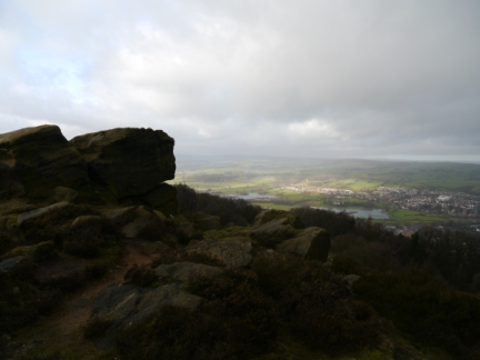 The rocks on the top of The Chevin