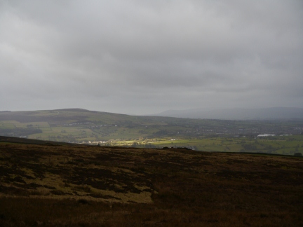 Weets Hill and the only real spot of sunshine I saw