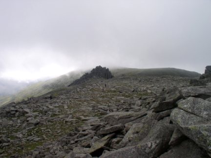 Castell y Gwynt from the top of Glyder Fach