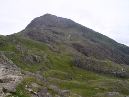 Looking up to Crib Goch - one for another time?