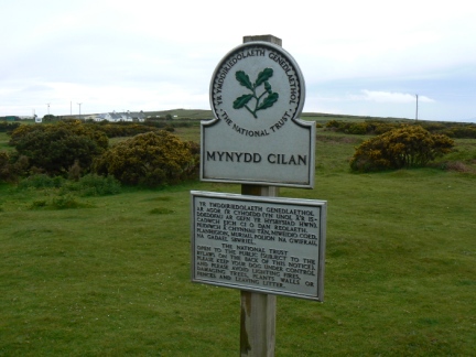Much of the Mynydd Cilan headland is owned by the National Trust