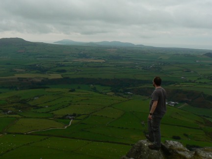 On Carn Fadryn looking towards the tip of the Lleyn peninsula