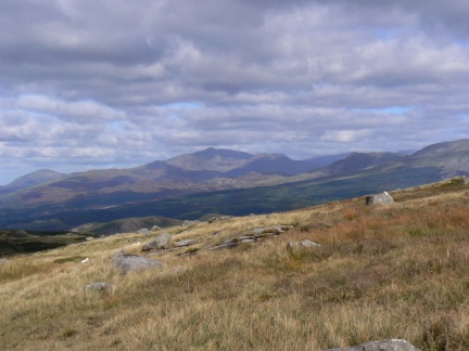 A distant view of Snowdon