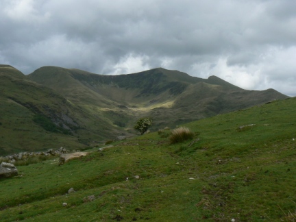 Trum y Ddysgl and the north Nantlle ridge