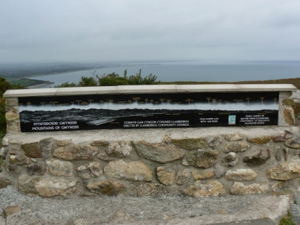 The illustration of all the mountains we couldn't see